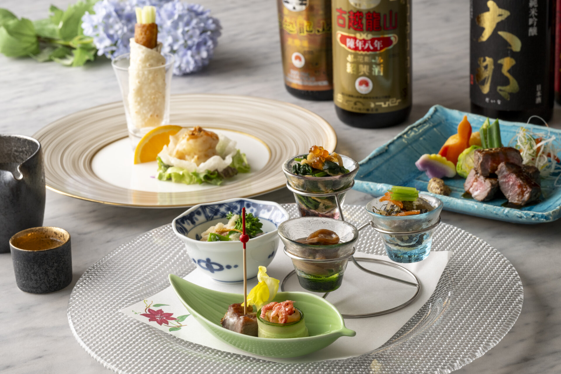 和中折衷特別コース　～中国料理「桃李」と日本料理「雲海」の至極なコラボレーション～