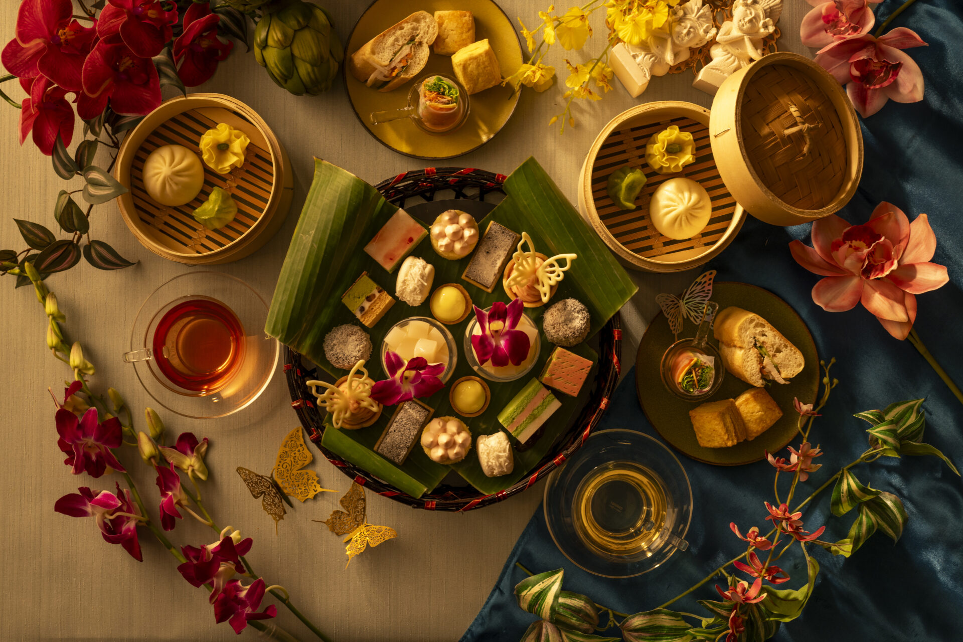 蝶と花が舞う春のアジアンアフタヌーンティー ~The Oriental Garden~