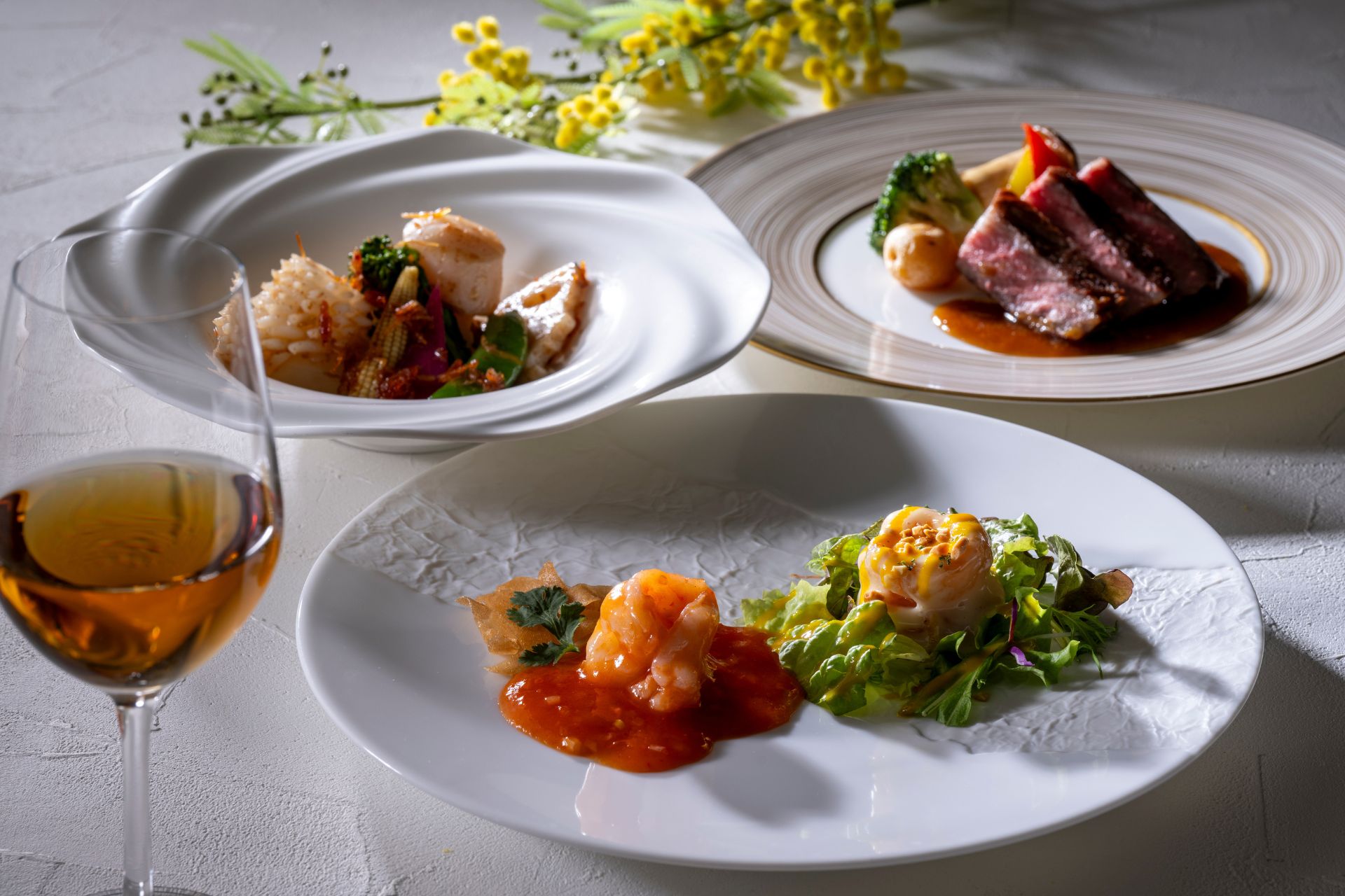 中国料理 桃李「ペアリングコース ～広東料理と紹興酒の調和～」表示