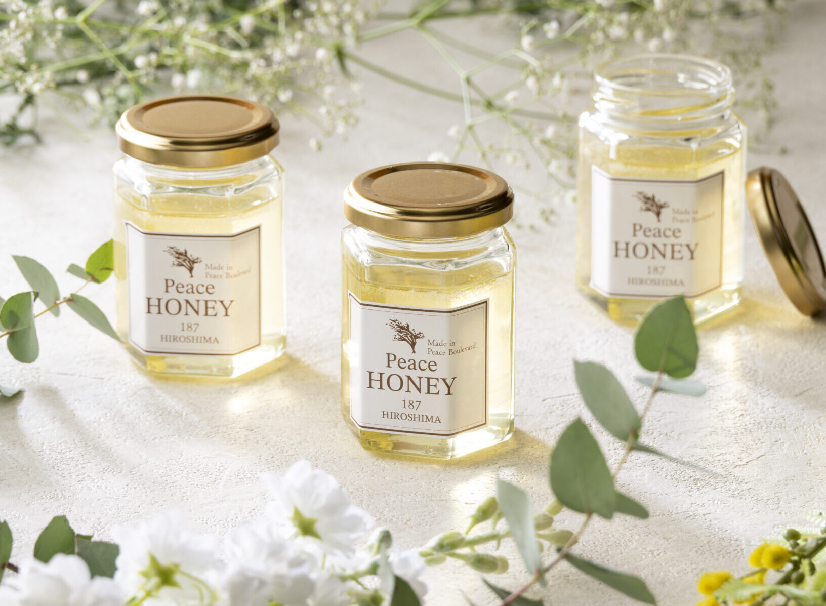 お土産にもおすすめ！平和大通りの恵みを一瓶に ～Peace HONEY 187～表示