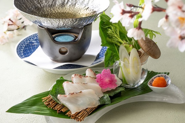 【雲海おすすめディナー】桜鯛と春野菜のお祝いコース